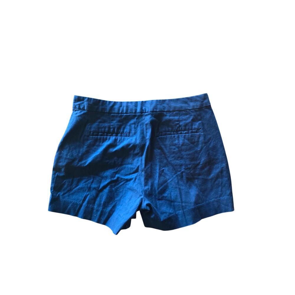 Banana Republic Preppy Shorts 8 Womens Blue Cotton Blend Mid Rise Classic - Picture 4 of 4